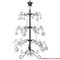 Casafield Ornament Display Christmas Tree with Stand - Wrought Iron Ornament Holder